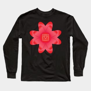 Root Chakra, Muladhara Chakra Yoga and Meditation Long Sleeve T-Shirt